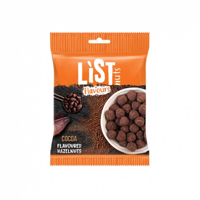 List Cocoa Flavoured Hazelnuts 120g