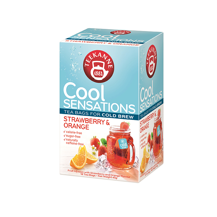 Teekanne Cool Sensations Strawberry & Orange 18's